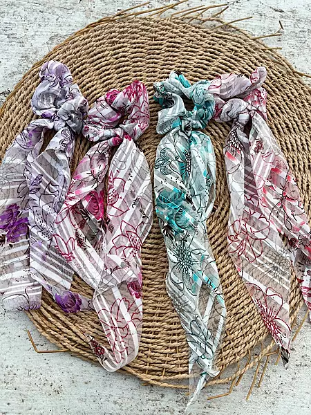 RIBBON SCRUNCHIES(JSE16)
