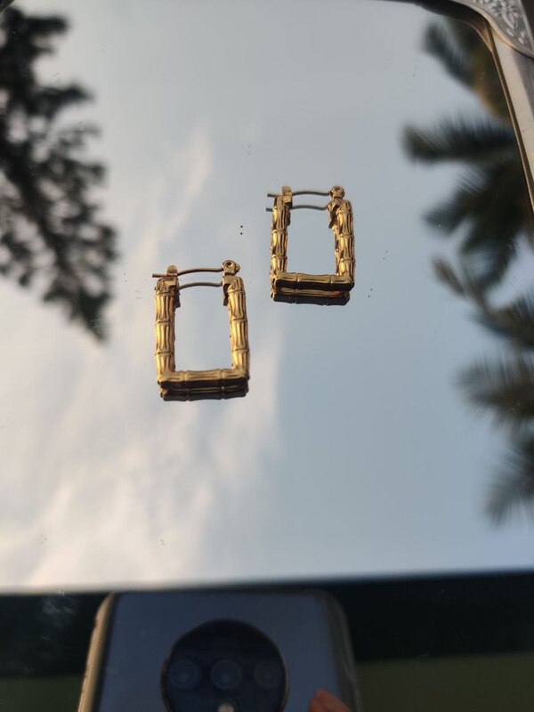Square shape earing (JSS02)