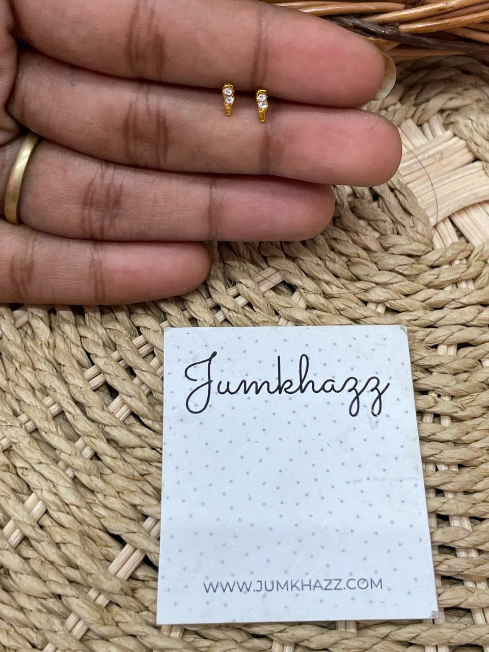 Two stone stud JSS23