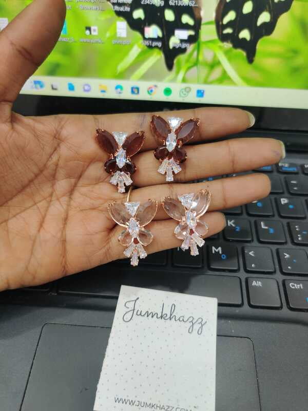 Rose Gold Butterfly JST460