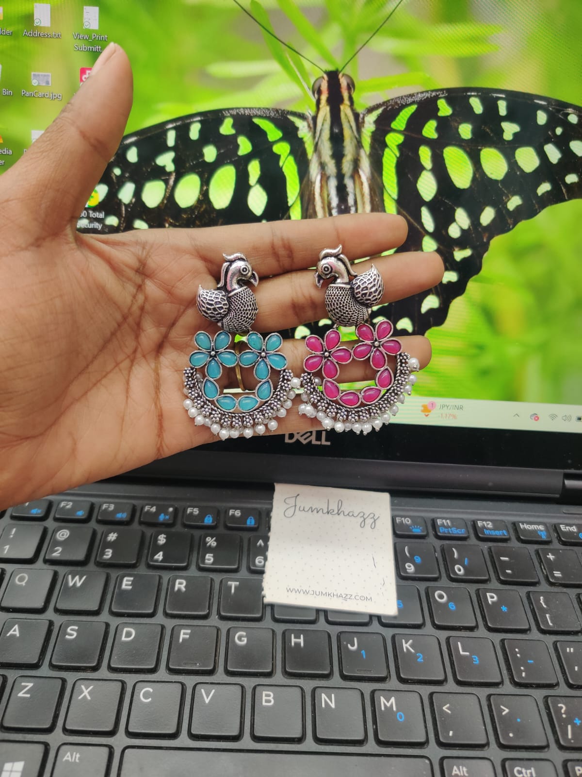 Oxidized Coloful Stud (JST591)