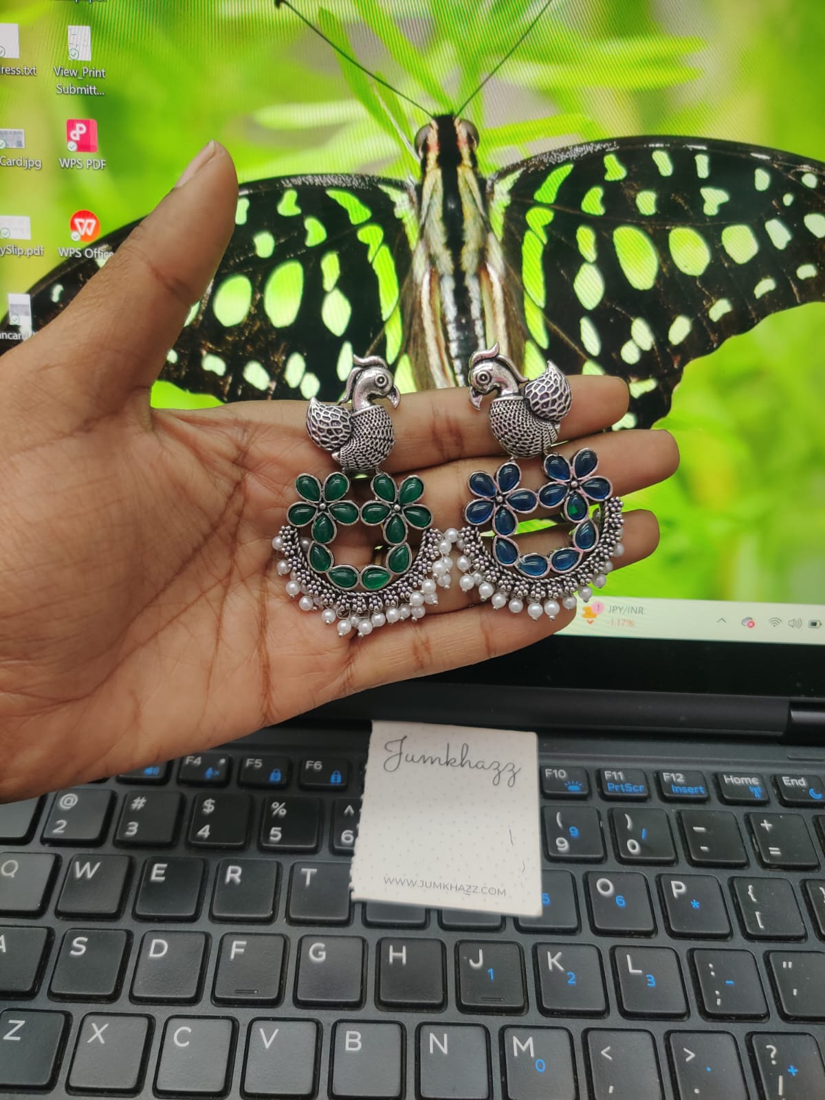 Oxidized Coloful Stud (JST591)