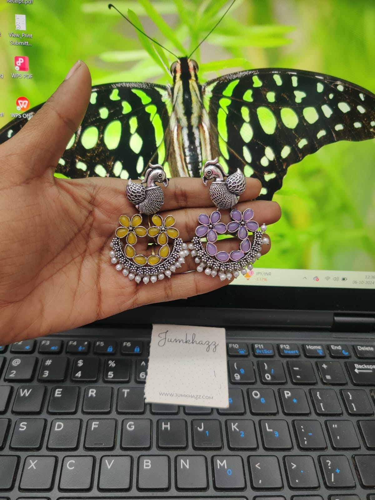 Oxidized Coloful Stud (JST591)