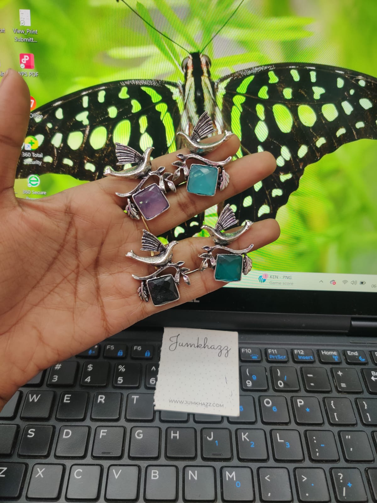 Dove Oxidize Stud(JST597)