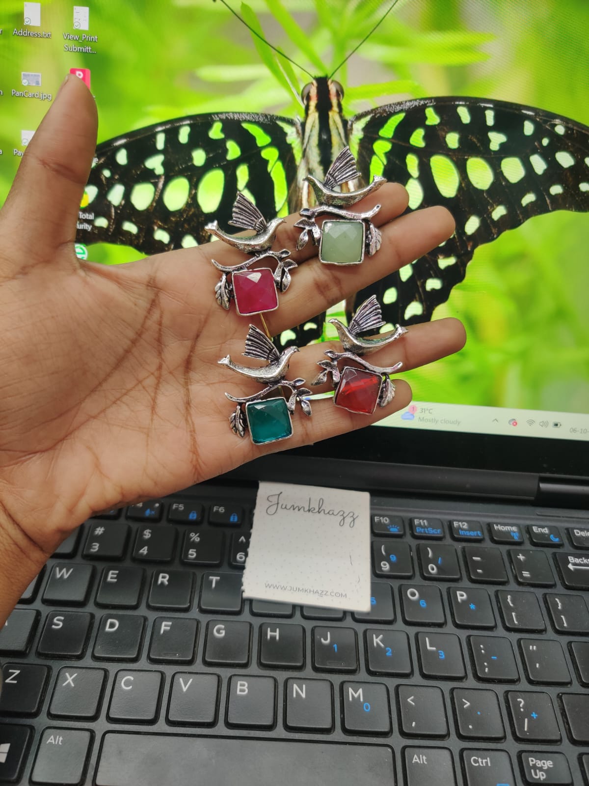 Dove Oxidize Stud(JST597)