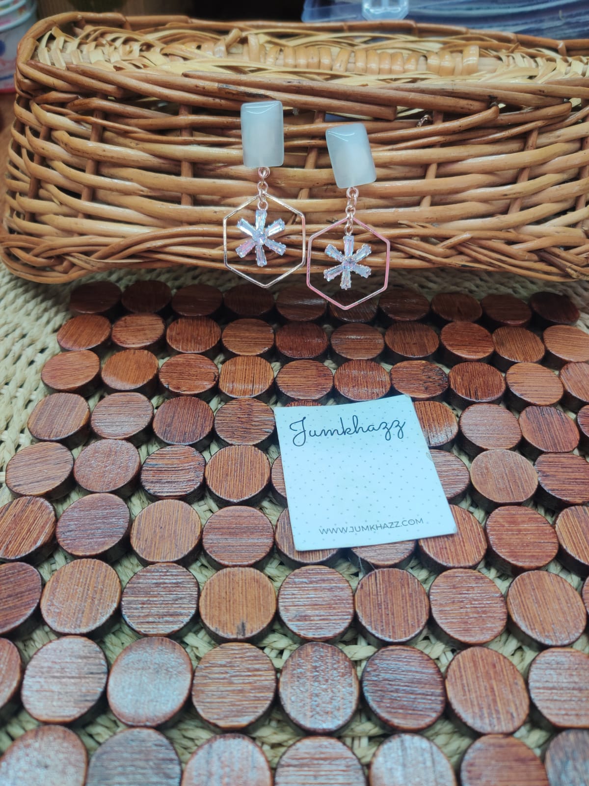 Rose Gold Earring (JST627)