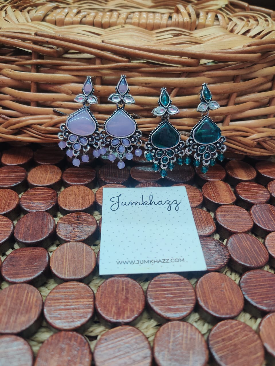 Colorful Oxidized Stud(JST629)