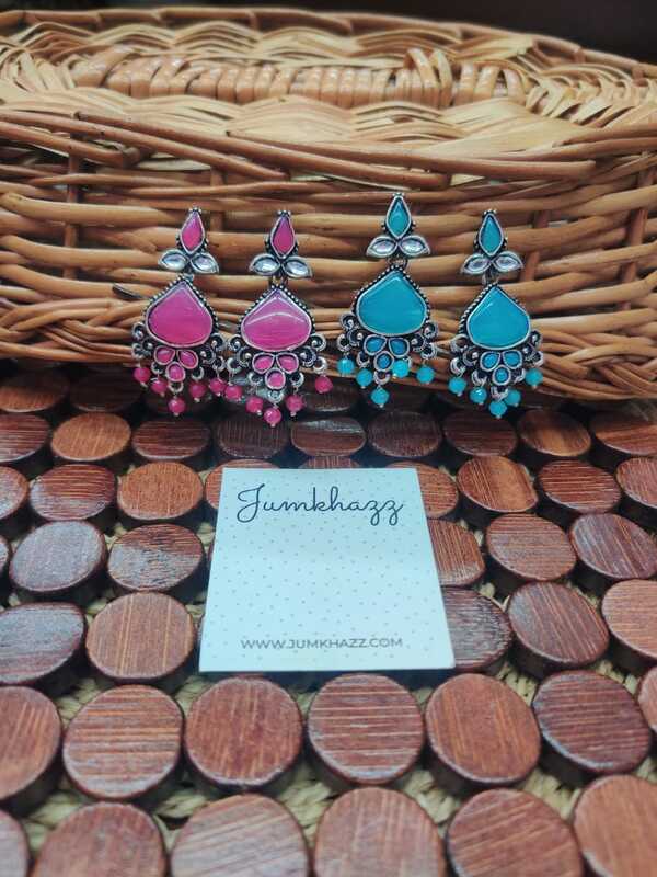 Colorful Oxidized Stud(JST629)