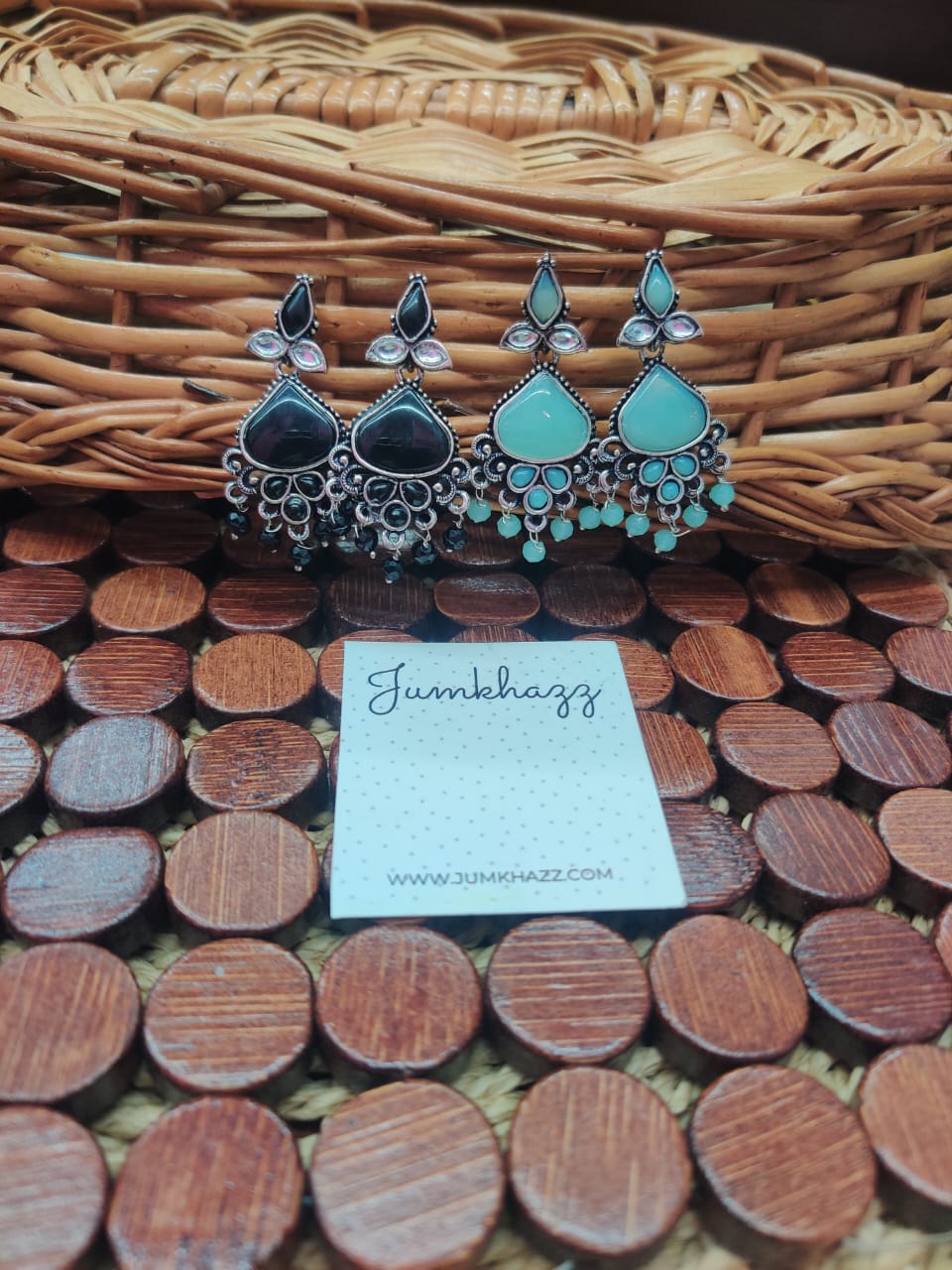 Colorful Oxidized Stud(JST629)