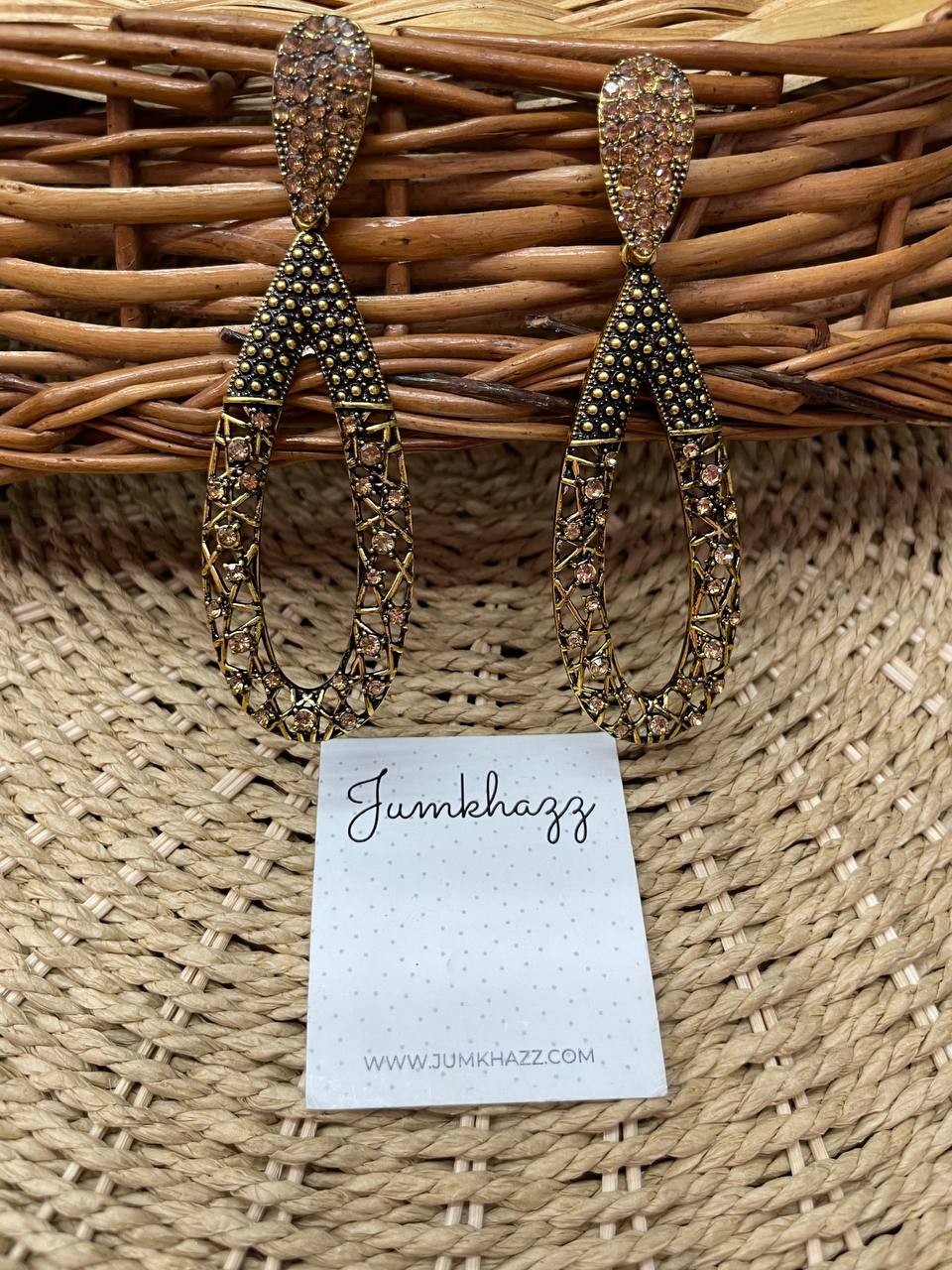 Gold Party wear stud JST637