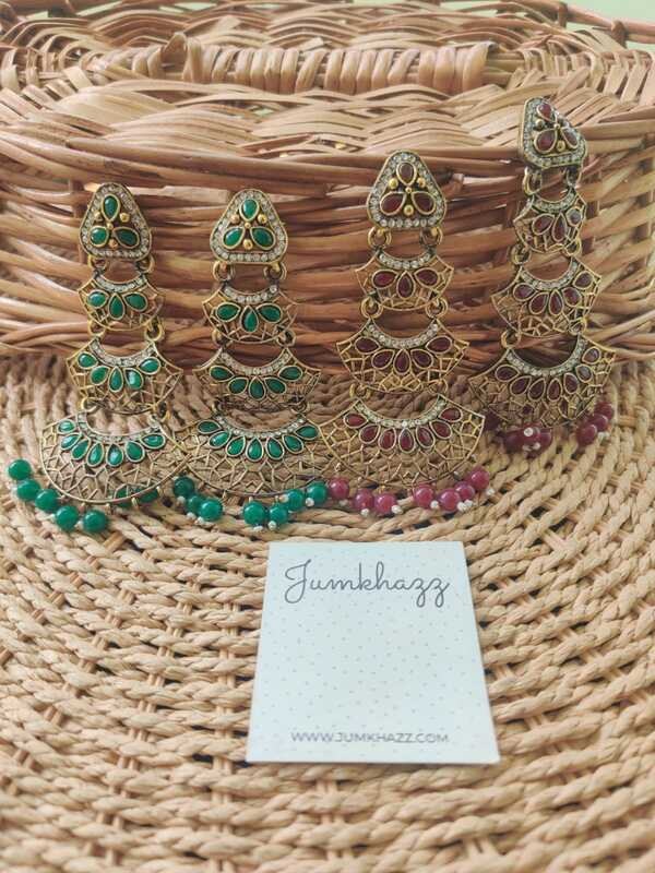 Colorful Four Layer Stud (JST702)