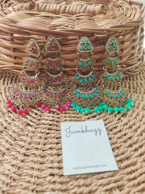 Colorful Four Layer Stud (JST702)