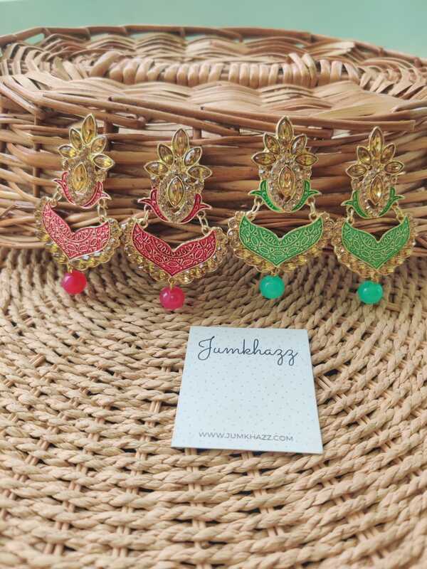 Meenakari Stud (JST706)