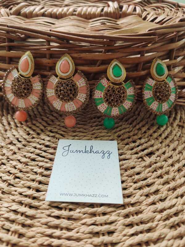 Meenakari Stud (JST707)