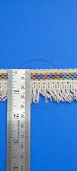JT 1.5" Multi Cotton Jhallar 25 M