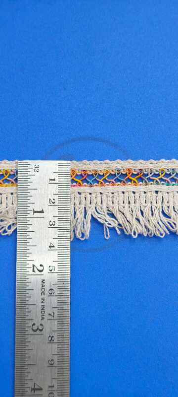 JT 1.5" Multi Cotton Jhallar 25 M