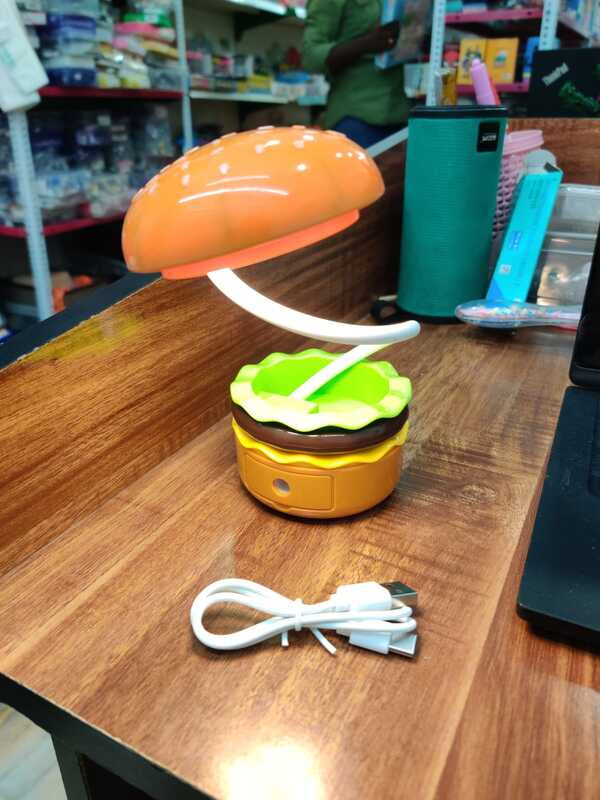 Burger Table Lamp with Sharpener