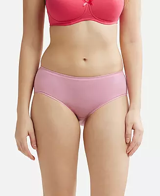 JOCKEY High Coverage Tencel Lyocell Elastane Stretch High Waist Hipster With Concealed Waistband and StayFresh Treatment JW02