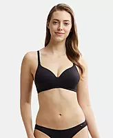 JOCKEY Wirefree Padded Tencel Lyocell Elastane Stretch Full Coverage Multiway T-Shirt Bra with Adjustable Straps JW11