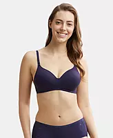 JOCKEY Wirefree Padded Tencel Lyocell Elastane Stretch Full Coverage Multiway T-Shirt Bra with Adjustable Straps JW11