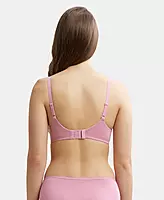 JOCKEY Wirefree Padded Tencel Lyocell Elastane Stretch Full Coverage Multiway T-Shirt Bra with Adjustable Straps JW11