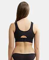 JOCKEY Lyocell Elastane Stretch Full Coverage Lounge Bra with Stay Fresh Properties and Removable Pads JW12