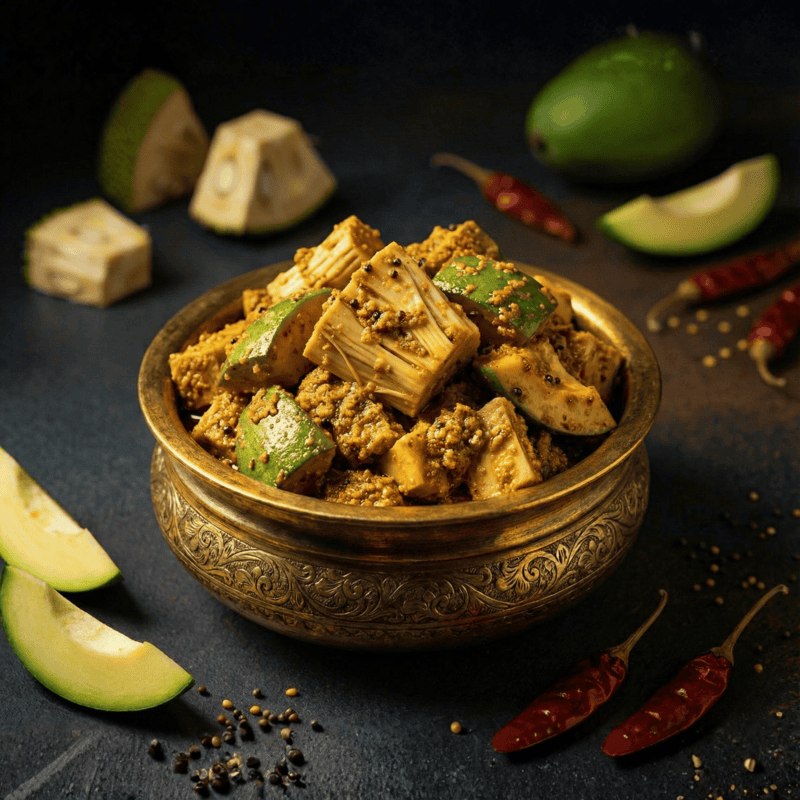 Jackfruit & Mango Mix Pickle | Handmade Kathal Aam Ka Achar | 500g Jar