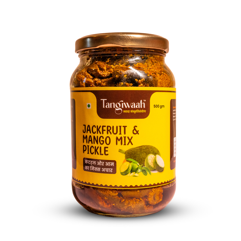 Jackfruit & Mango Mix Pickle | Handmade Kathal Aam Ka Achar | 500g Jar