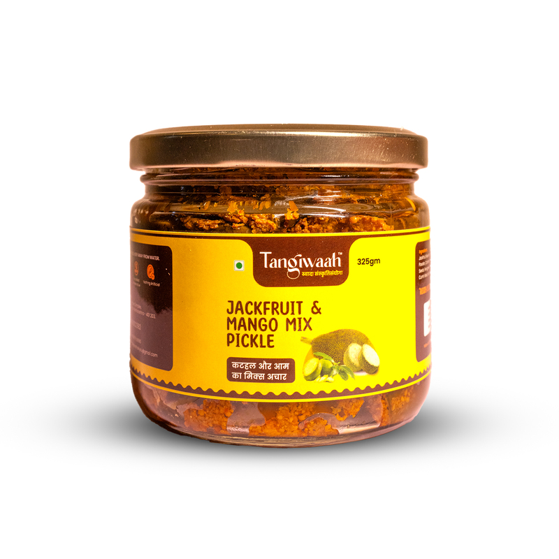 Tangiwaah Jackfruit & Mango Mix Pickle | Kathal Aur Aam Ka Traditional Achar | 325gm