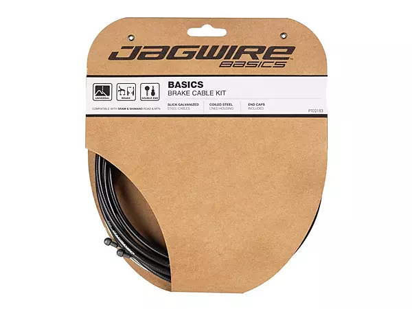 jagwire brake kit basics black 5.0mm/2500mm/fr 1350mm rr 2350mm, SRAM, shimano road and MTB