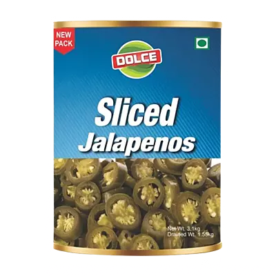 Dolce - Jalapeno Sliced 3.1kg