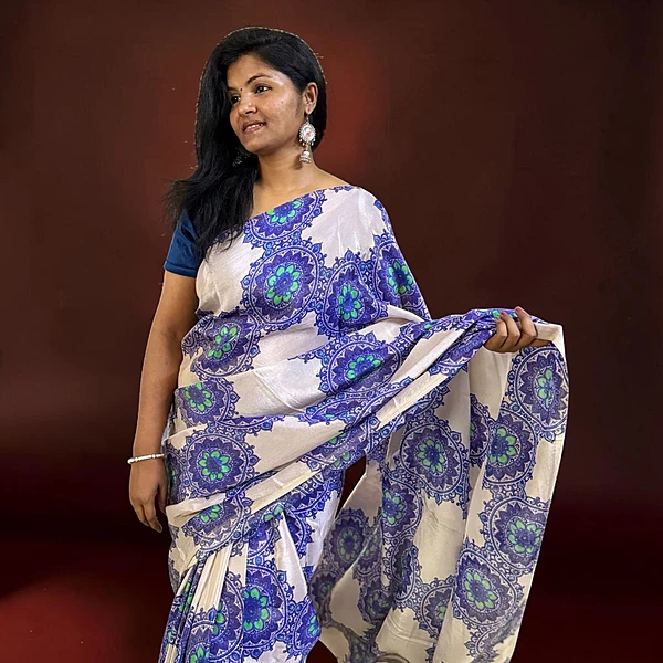 Jamuna | NAVA JYOTI Organza Saree