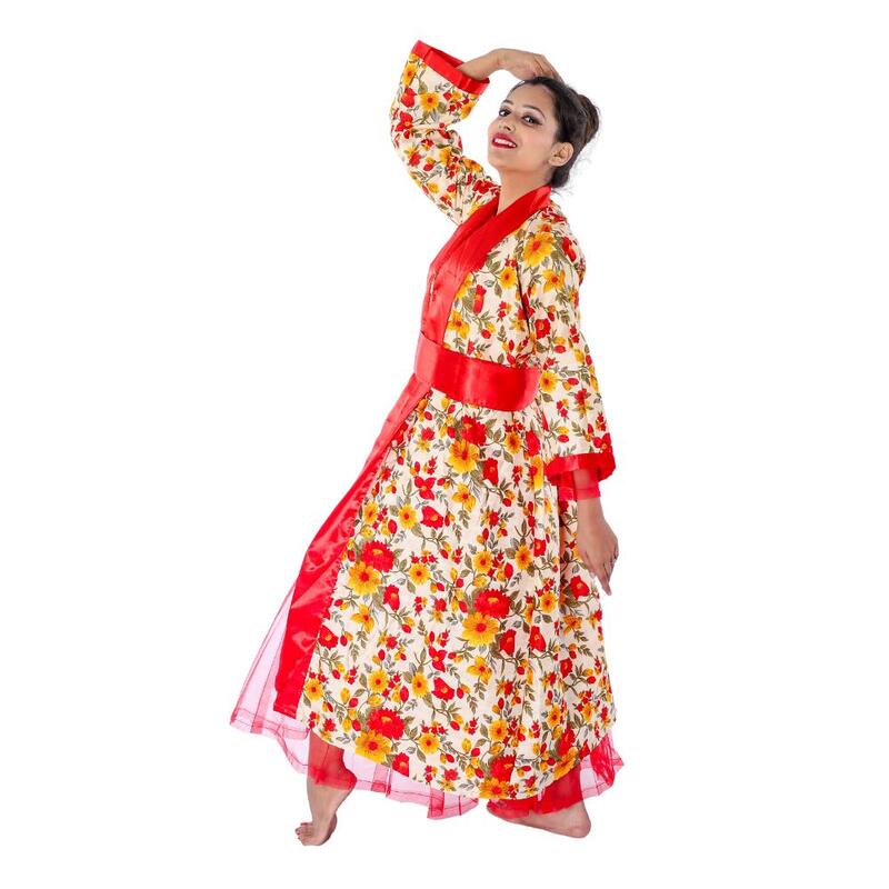 Japanese Fancy Dress Costume With Fan Japanese Fancy Dress Costume With Fan