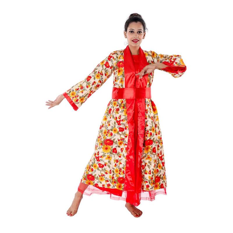 Japanese Fancy Dress Costume With Fan