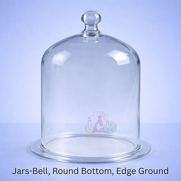 Jars-Bell, Round Bottom, Edge Ground