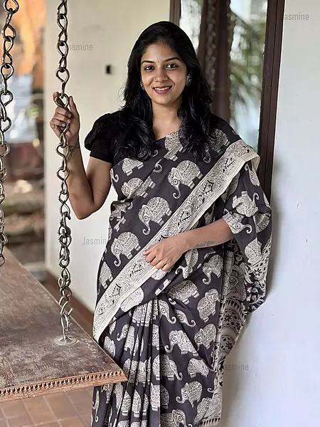 Sana - सना ( Kalamkari Pure cotton sarees )