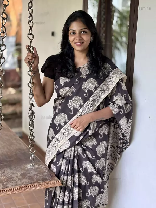Sana - सना ( Kalamkari Pure cotton sarees )