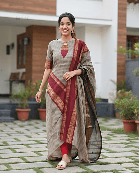 Charu - चारु ( Narayanpet Dress material )