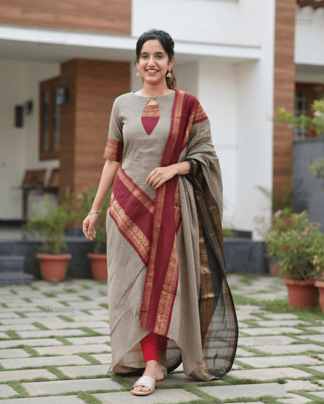 Charu - चारु ( Narayanpet Dress material )