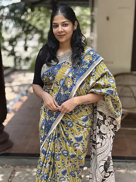 Padmavathi - పద్మావతి ( Kalamkari Pure cotton sarees )