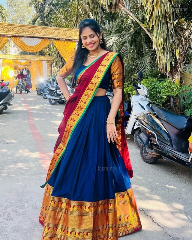 Prema - ಪ್ರೇಮ ( Narayanpet Half Saree Material )