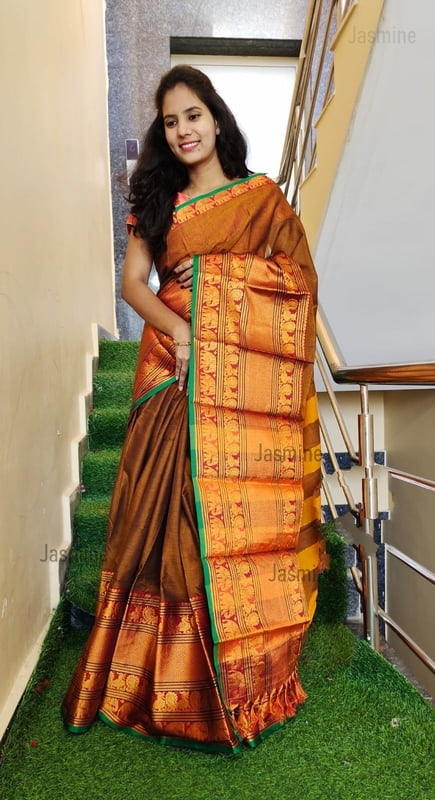 Surekha - सुरेखा ( Big Border - Golden Yellow Shades )