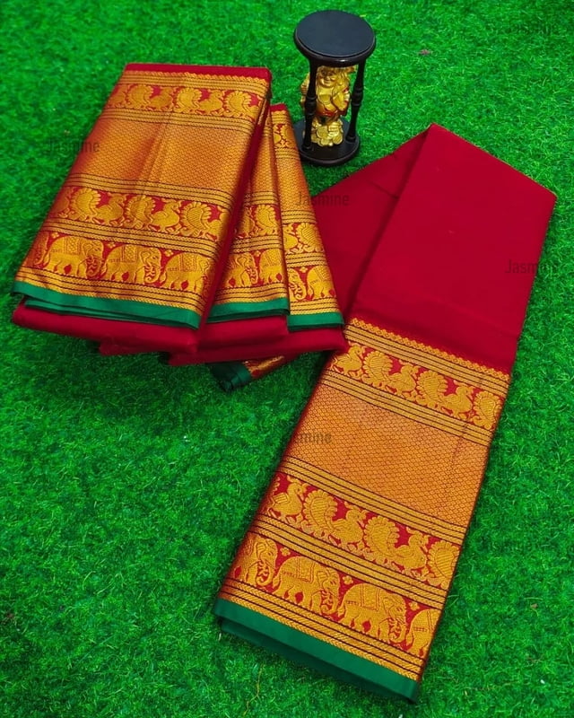 Kavya - कव्या ( Big Border - Red )