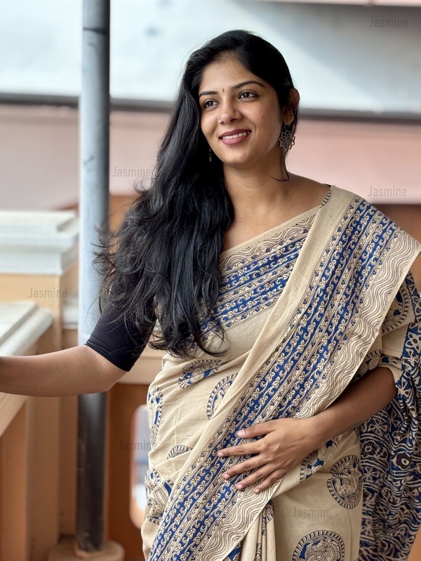 Sravani - శ్రావణి ( Kalamkari Pure cotton sarees )