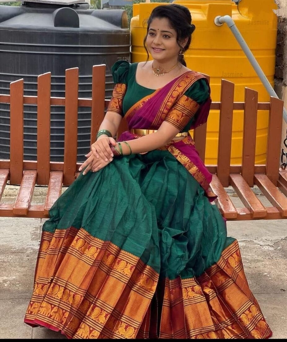 Charitha - చరిత ( Narayanpet Half Saree Material )