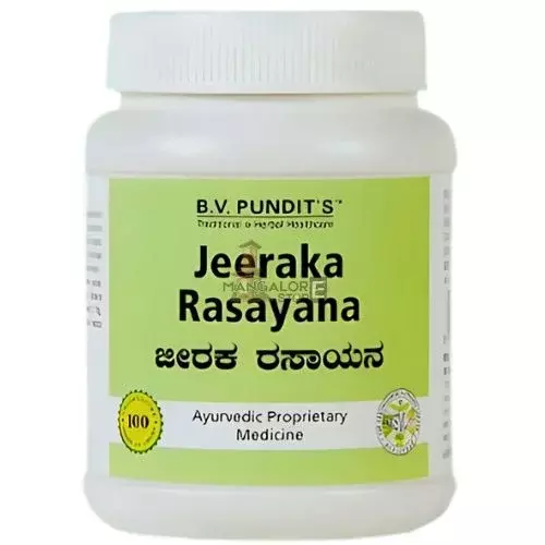 B V Pundit's Jeeraka Rasayana – Ayurvedic Digestive Support - 200g