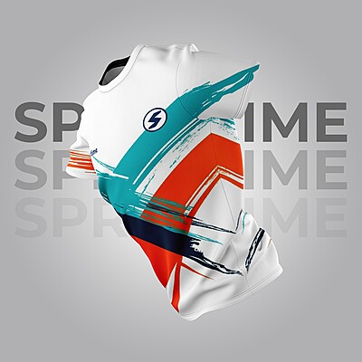 Off White Gradient Jersey