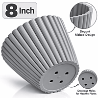 8 Inch Muddy Planters | ECSHA