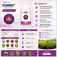 TATA Rallis SUMMIT® Insecticide – Spinetoram 11.70% SC – 180 ML | Vetrivel Agro Services