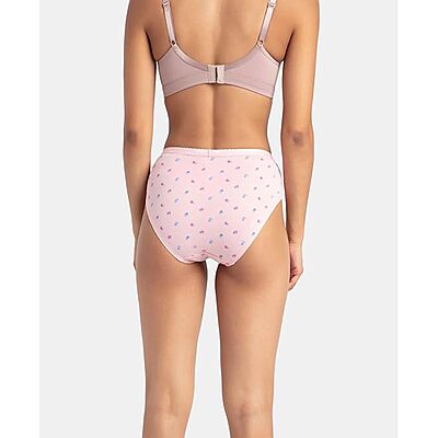 Jockey 1523 Women's Mid Waist Hipster "XL" with Ultrasoft Exposed Waistband (Pack of 3)